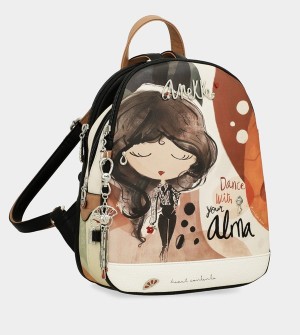 Anekke Backpack With 3 Compartments Alma Batohy | 598063KRG