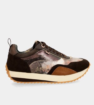 Anekke Brown Palette Patterned Sports Obuv | 189346PCA