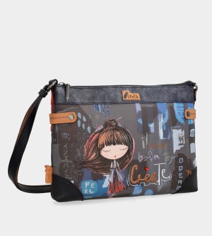 Anekke Contemporary Large Printed Crossbody Kabelka | 863247NLU