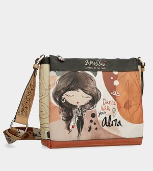 Anekke Crossbody With 3 Compartments Alma Crossbody Kabelka | 180592JRQ