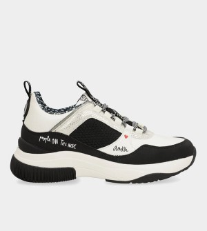 Anekke Fashion Black & White Obuv | 823046PWQ