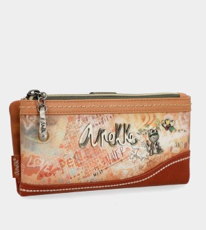 Anekke Flowers Flexible Large Rfid Penazenky | 402916FWJ