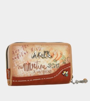 Anekke Flowers Medium Rfid Penazenky | 325108COA