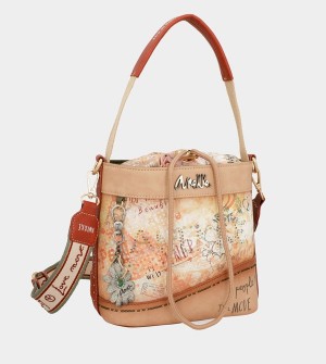 Anekke Flowers With Rope Closure Crossbody Kabelka | 539647QUO
