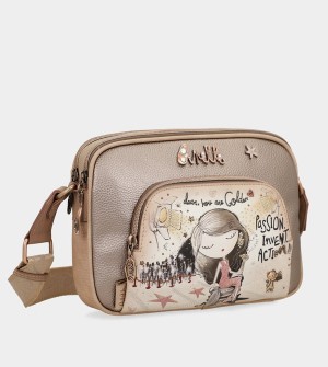 Anekke Hollywood Double Compartment Crossbody Kabelka | 843617LGB