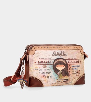 Anekke Menire With Double Compartment Crossbody Kabelka | 351270IGS