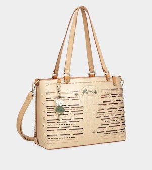 Anekke Nature Pachamama Large Golden Crossbody Kabelka | 183925CNT