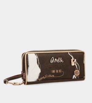Anekke Nature Shodō Large Brown Rfid Penazenky | 023189FJH