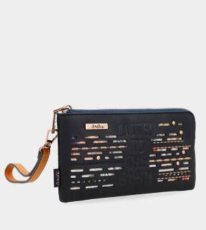 Anekke Navy Blue Rfid Nature Pachamama Kabelka | 186904JQW
