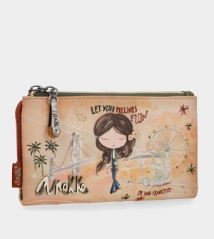 Anekke Peace & Love Camel Flexible Rfid Penazenky | 506892EYM