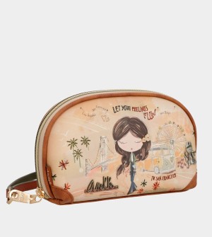 Anekke Peace & Love Camel Rfid Holdall Kabelka | 185642QTD