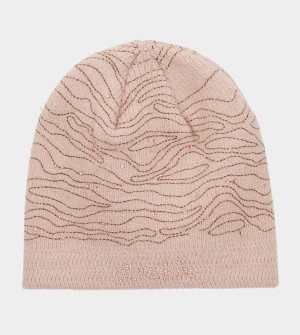 Anekke Pink Knitted Beanie Klobuky | 756918YUN