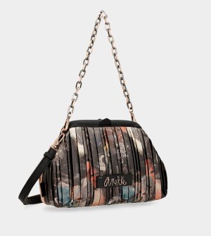 Anekke Shōen Palette Pleated Bowler Taška Cez Rameno | 032758LMJ