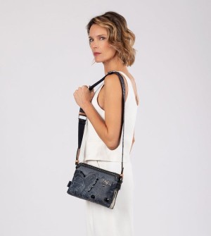 Anekke Studio Navy Blue 2-compartment Crossbody Kabelka | 560238PTH
