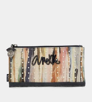 Anekke Studio Navy Blue Flexible Large Rfid Penazenky | 340251FIJ