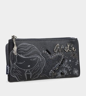 Anekke Studio Navy Blue Flexible Rfid Penazenky | 451793OWK