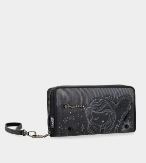 Anekke Studio Navy Blue Large Rfid Penazenky | 809642PAE