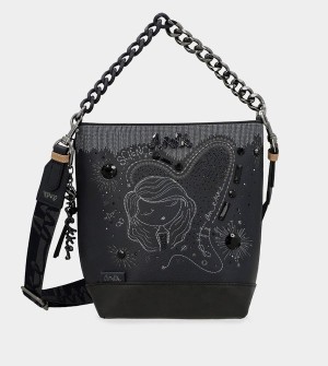 Anekke Studio Navy Blue Medium Crossbody Kabelka | 857360ATL