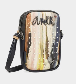 Anekke Studio Navy Blue Mini Crossbody Kabelka | 372569RUF