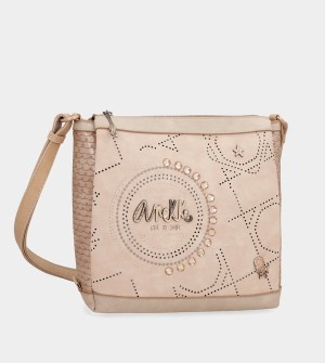 Anekke Studio Nude Square Crossbody Kabelka | 860239LKM