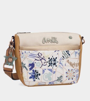 Anekke Sunrise Tile Print Crossbody Kabelka | 654139CFL