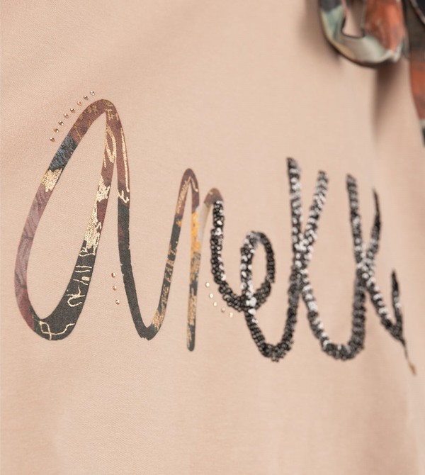 Anekke Beige Cut-out Mikiny | 516039OQD