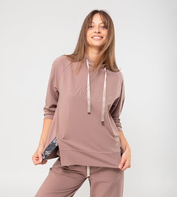Anekke Beige Hoodie Mikiny | 478301FLQ