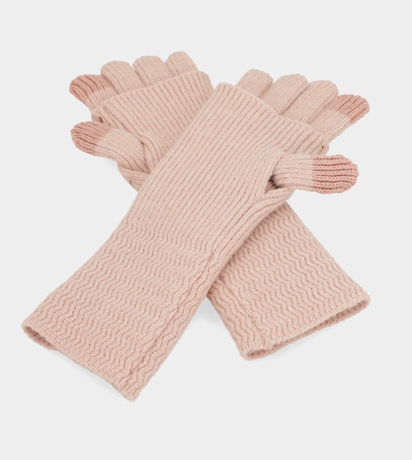 Anekke Beige Knitted Rukavice | 805931LTU