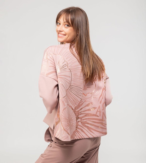Anekke Beige Logo Mikiny | 756492MST