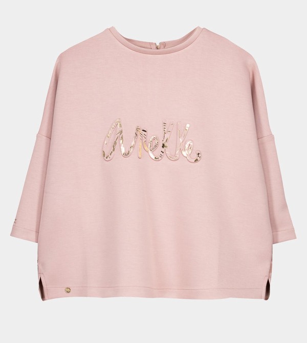 Anekke Beige Logo Mikiny | 756492MST