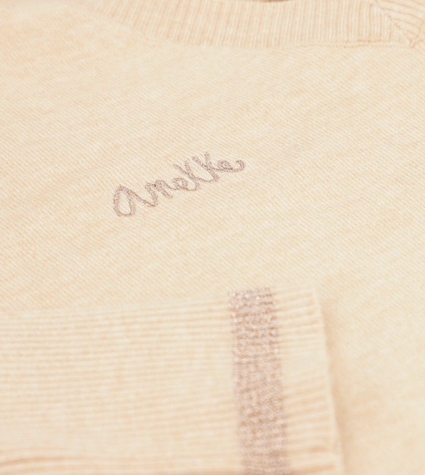 Anekke Beige Shōen V-neck Svetre | 390258LFS