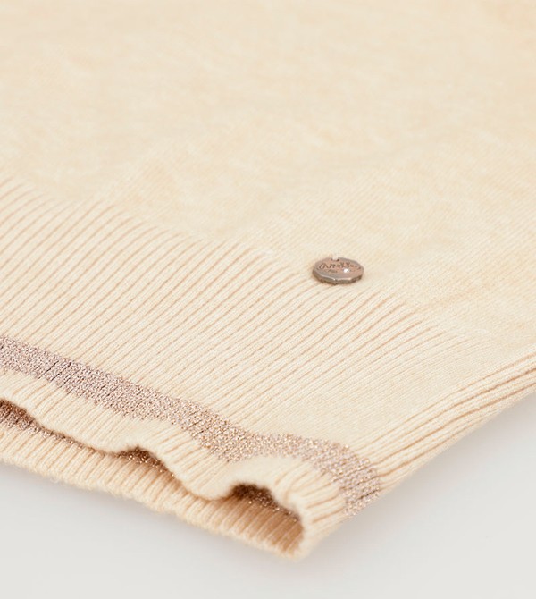 Anekke Beige Shōen V-neck Svetre | 390258LFS
