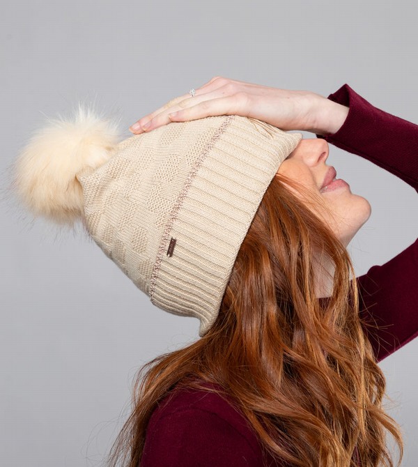Anekke Beige Shodō Knit Klobuky | 594361BWC