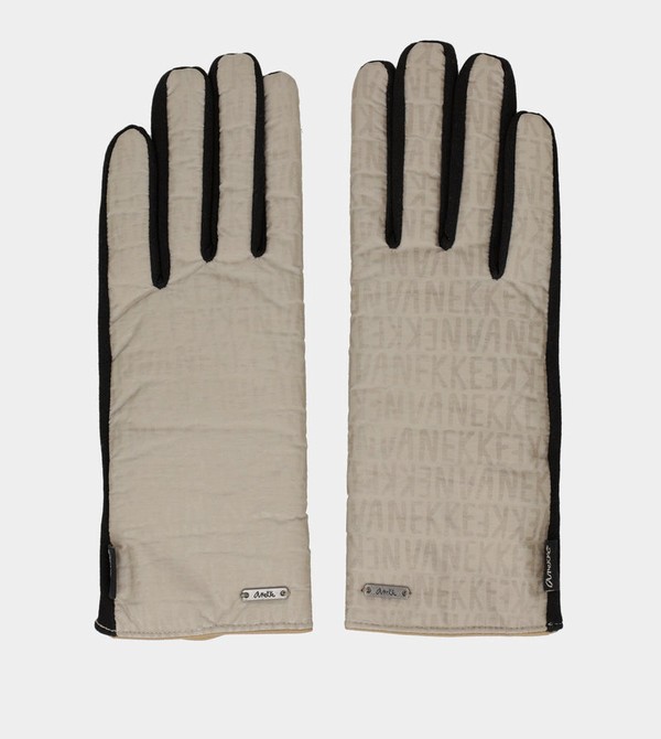 Anekke Black And Beige Contemporary Rukavice | 541873FHU