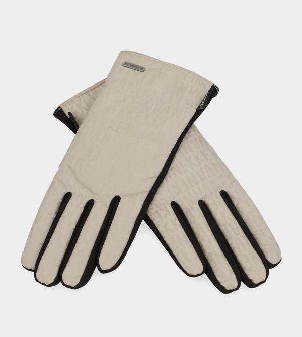 Anekke Black And Beige Contemporary Rukavice | 541873FHU