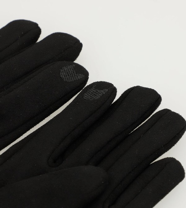 Anekke Black Fleece-lined Rukavice | 495106WBJ