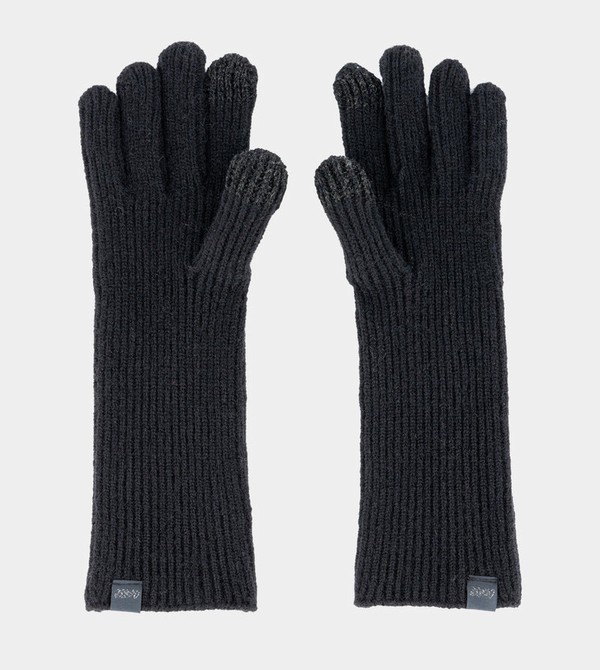 Anekke Black Knitted Rukavice | 706594XOV