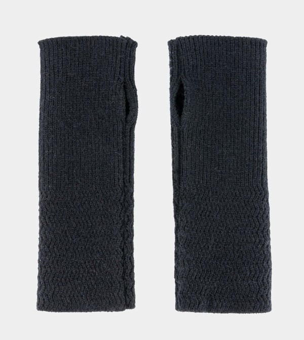 Anekke Black Knitted Rukavice | 706594XOV