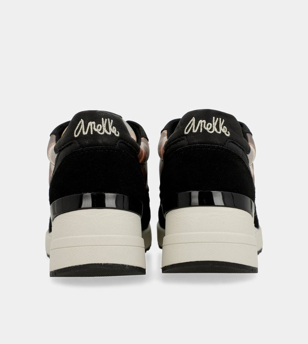 Anekke Black Padded Sports With Wedge Obuv | 209456DVI