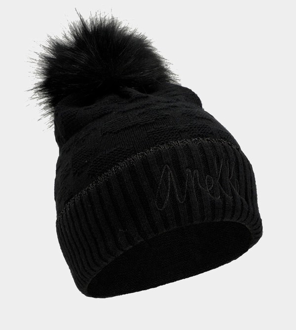 Anekke Black Shodō Knit Klobuky | 718504BVY
