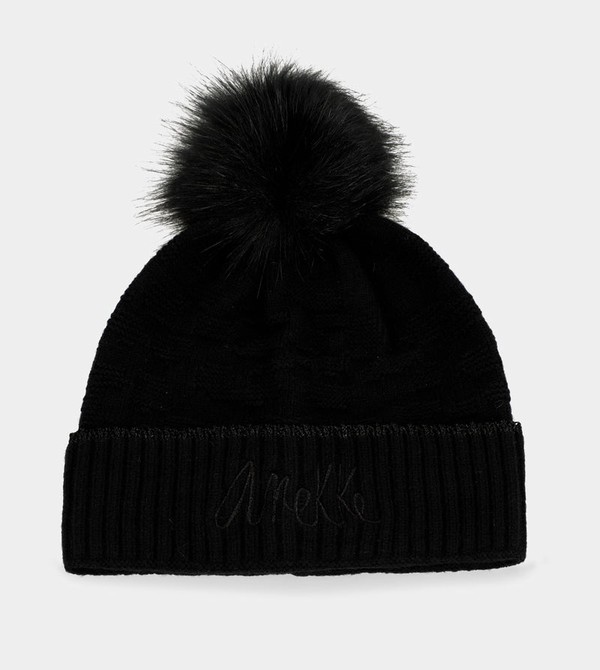 Anekke Black Shodō Knit Klobuky | 718504BVY