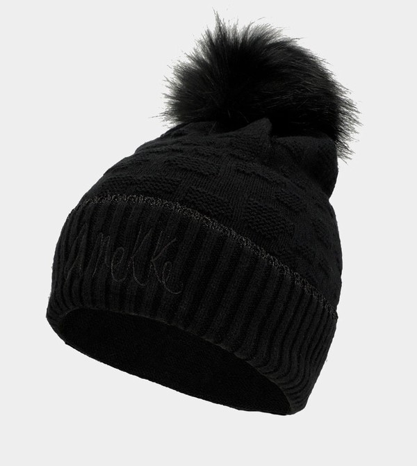 Anekke Black Shodō Knit Klobuky | 718504BVY