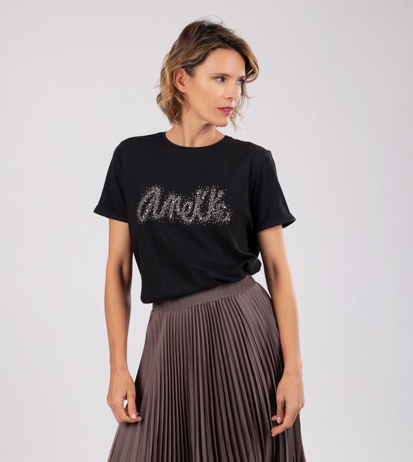 Anekke Black Tricko | 437902TVS