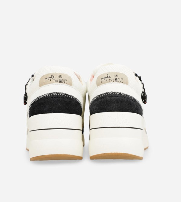 Anekke Black & White Wedge Obuv | 813520DXY