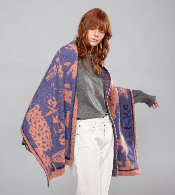 Anekke Blue And Terracotta Contemporary. Sal | 068219MEV