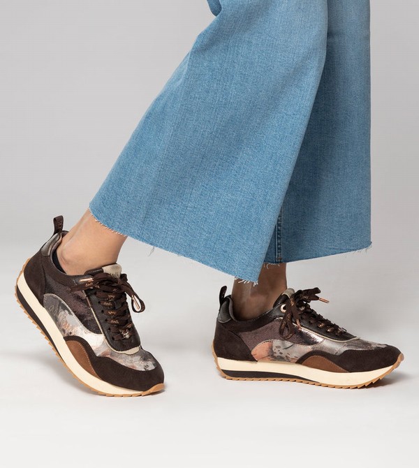 Anekke Brown Palette Patterned Sports Obuv | 189346PCA