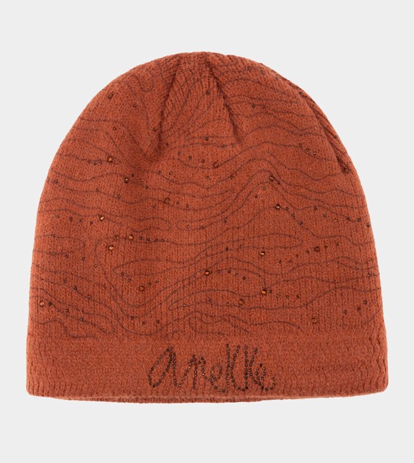 Anekke Burgundy Knitted Beanie Klobuky | 138692VET