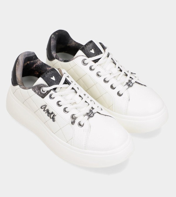 Anekke Casual White Obuv | 095836PBO