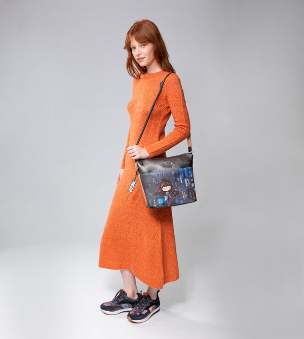 Anekke Contemporary Large Printed Messenger Crossbody Kabelka | 920473ERB