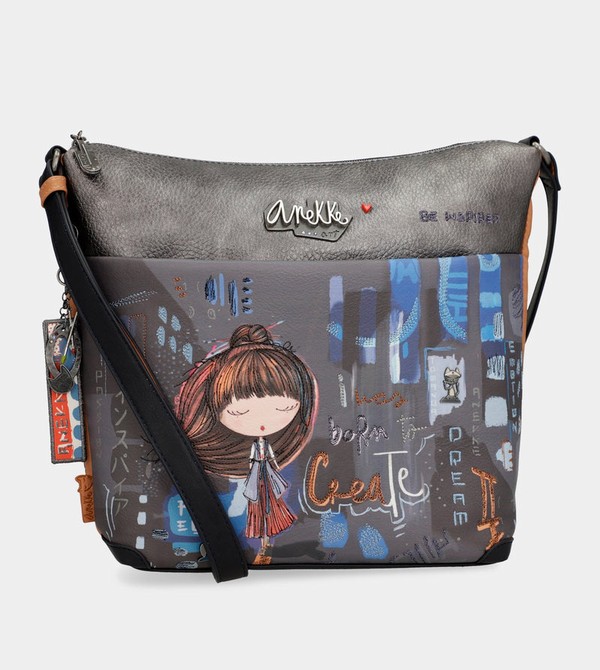Anekke Contemporary Large Printed Messenger Crossbody Kabelka | 920473ERB